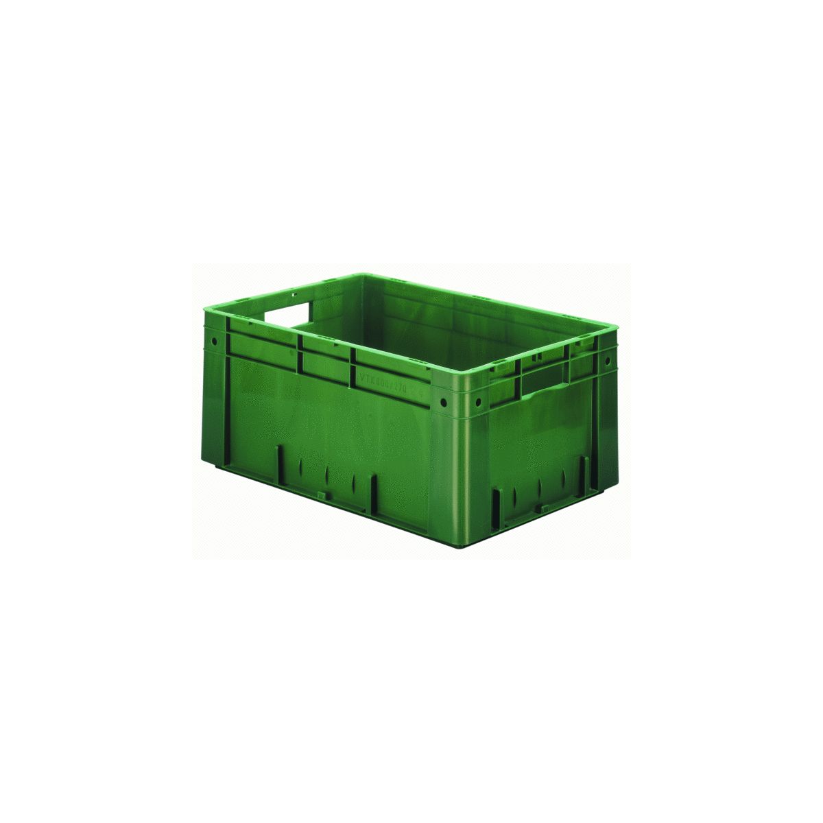 Heavy duty stacking box VTK 600/320-0, 600x400x270 mm l x...