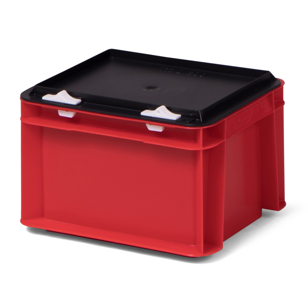 Stapelbox K-TK 200/120-0, rot, mit schwarzem...