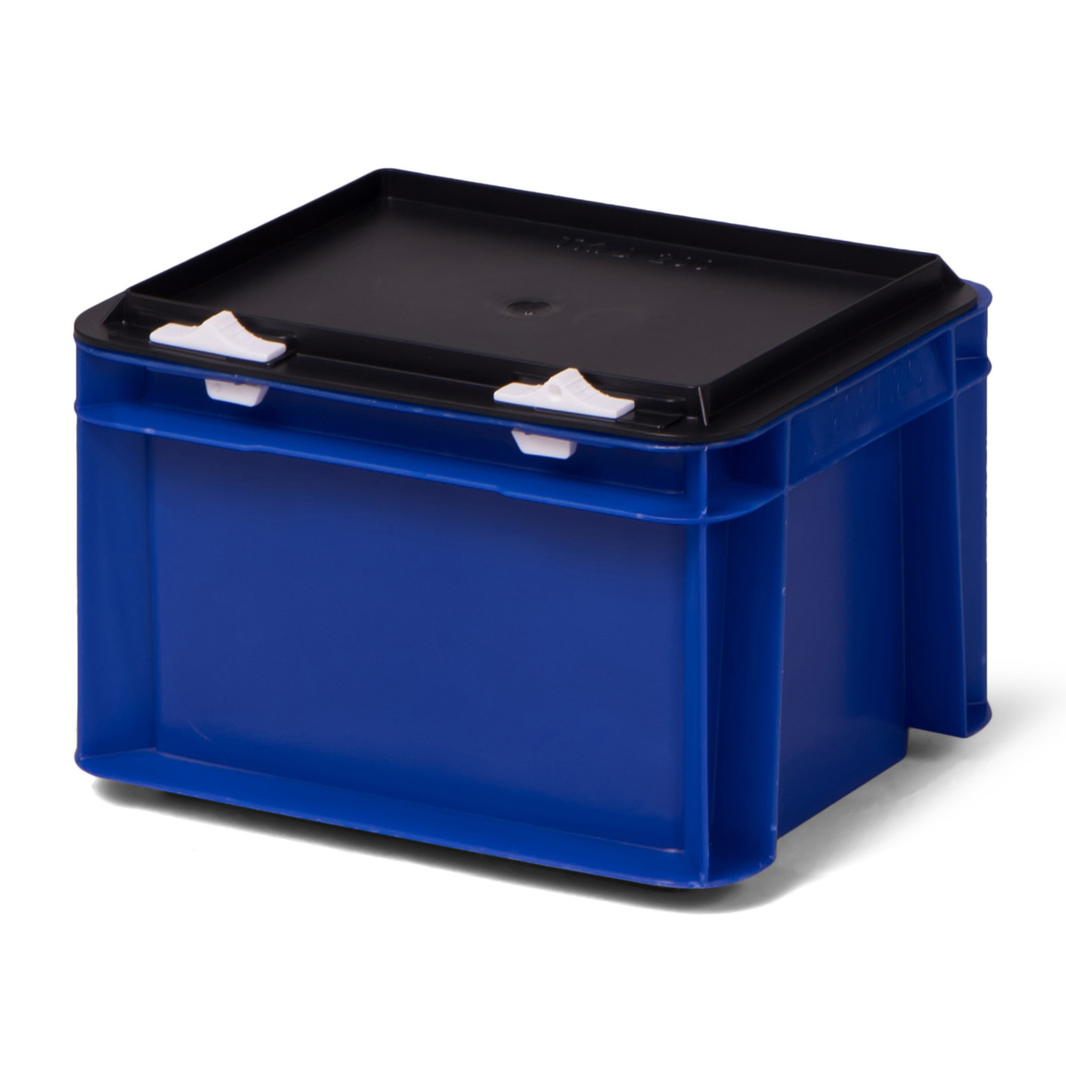 Stapelbox K-TK 200/120-0, blau, mit schwarzem...