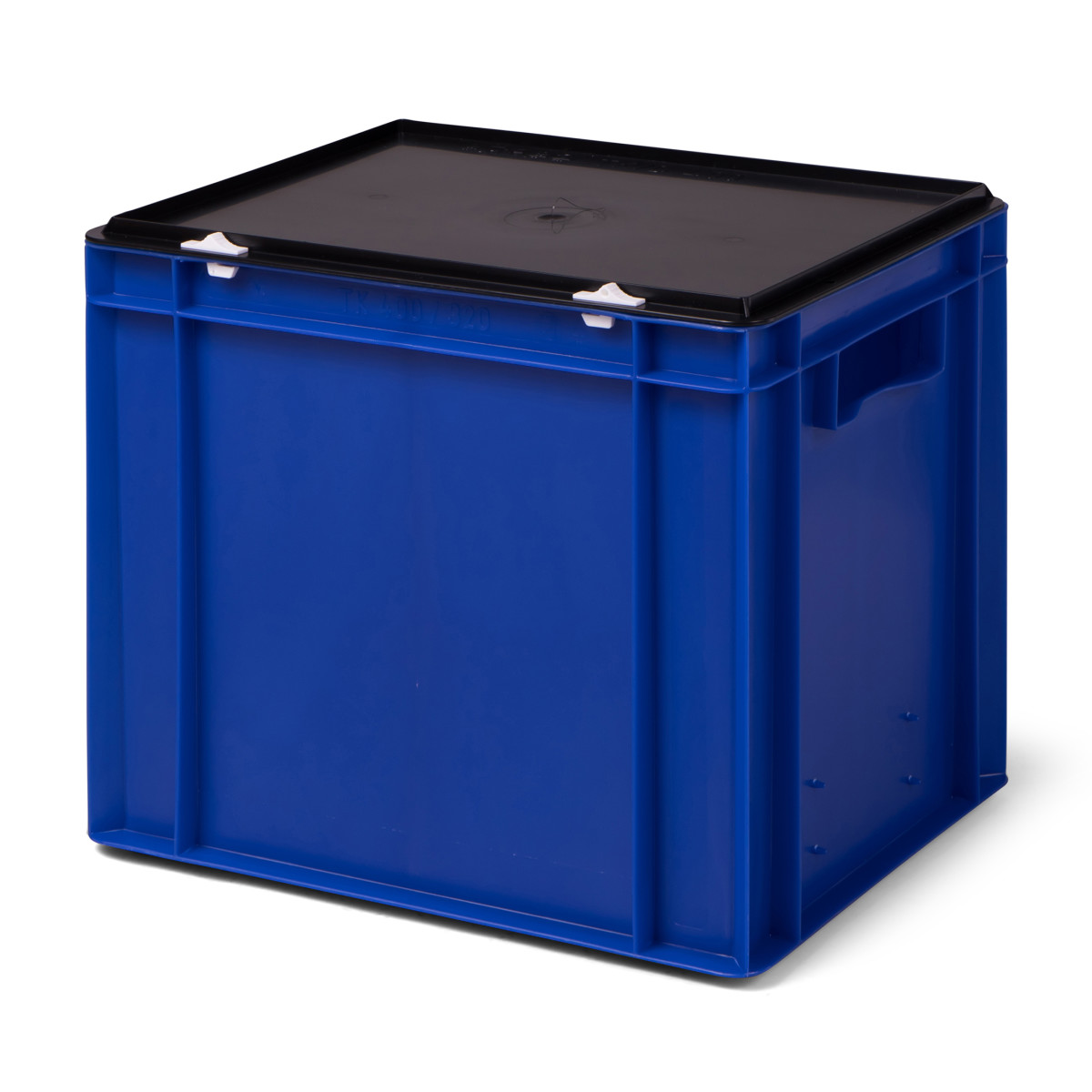 Transport-Stapelbox K-TK 400/320-0, blau, mit schwarzem...