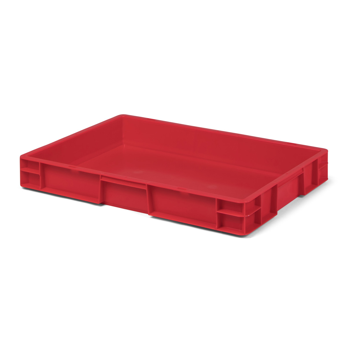 Transport-Stapelkasten TK 600/75-0, rot, 600x400x75 mm...