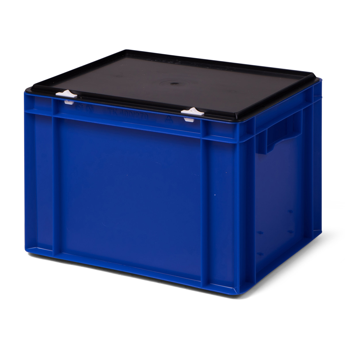 Transport-Stapelbox K-TK 400/270-0, blau,  mit schwarzem...