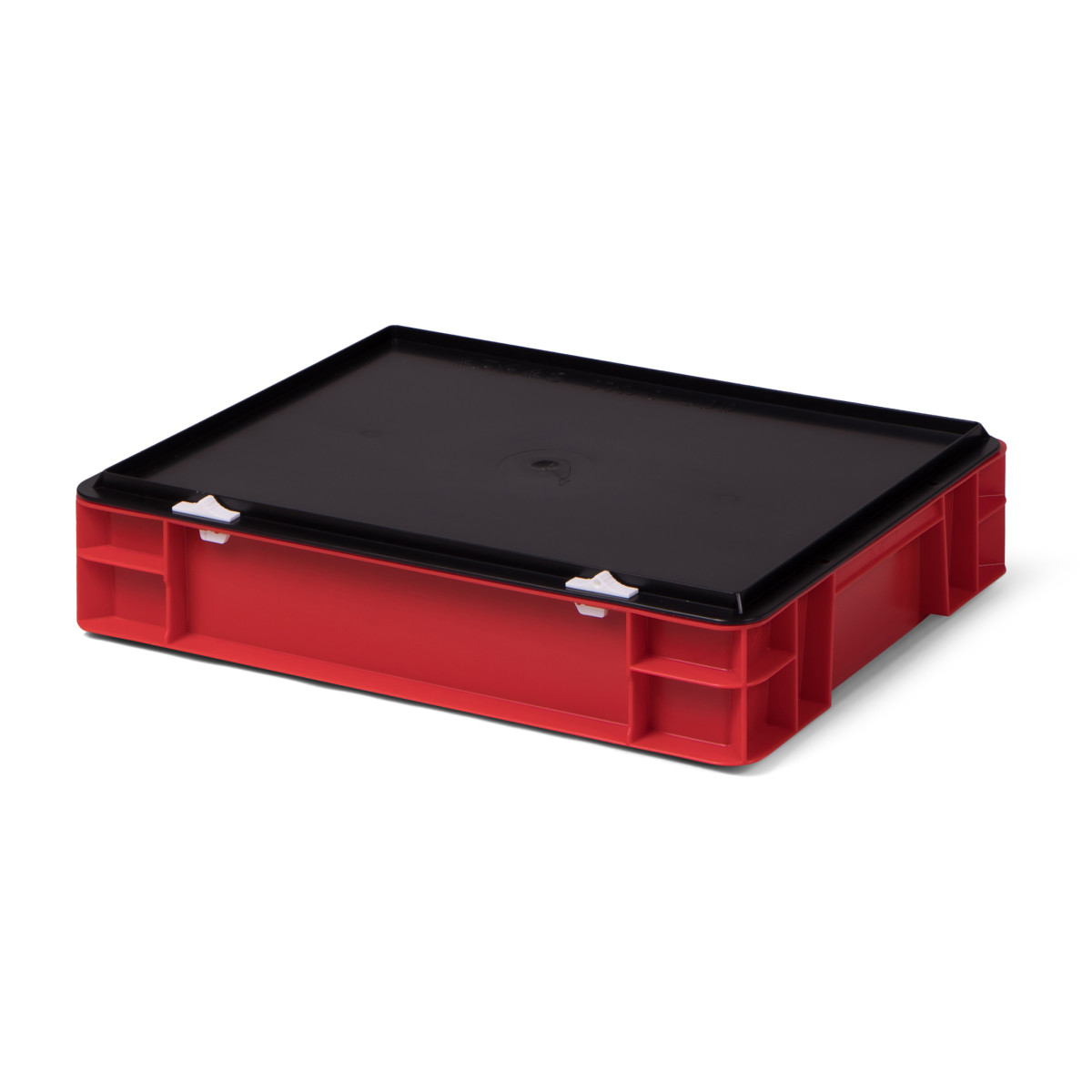 Transport-Stapelbox K-TK 400/75-0, rot, mit schwarzem...