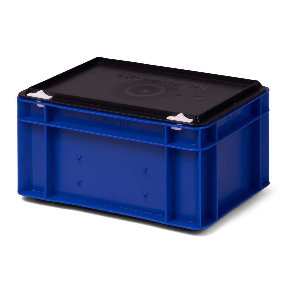 Transport-Stapelbox K-TK 300/145-0, blau, mit schwarzem...