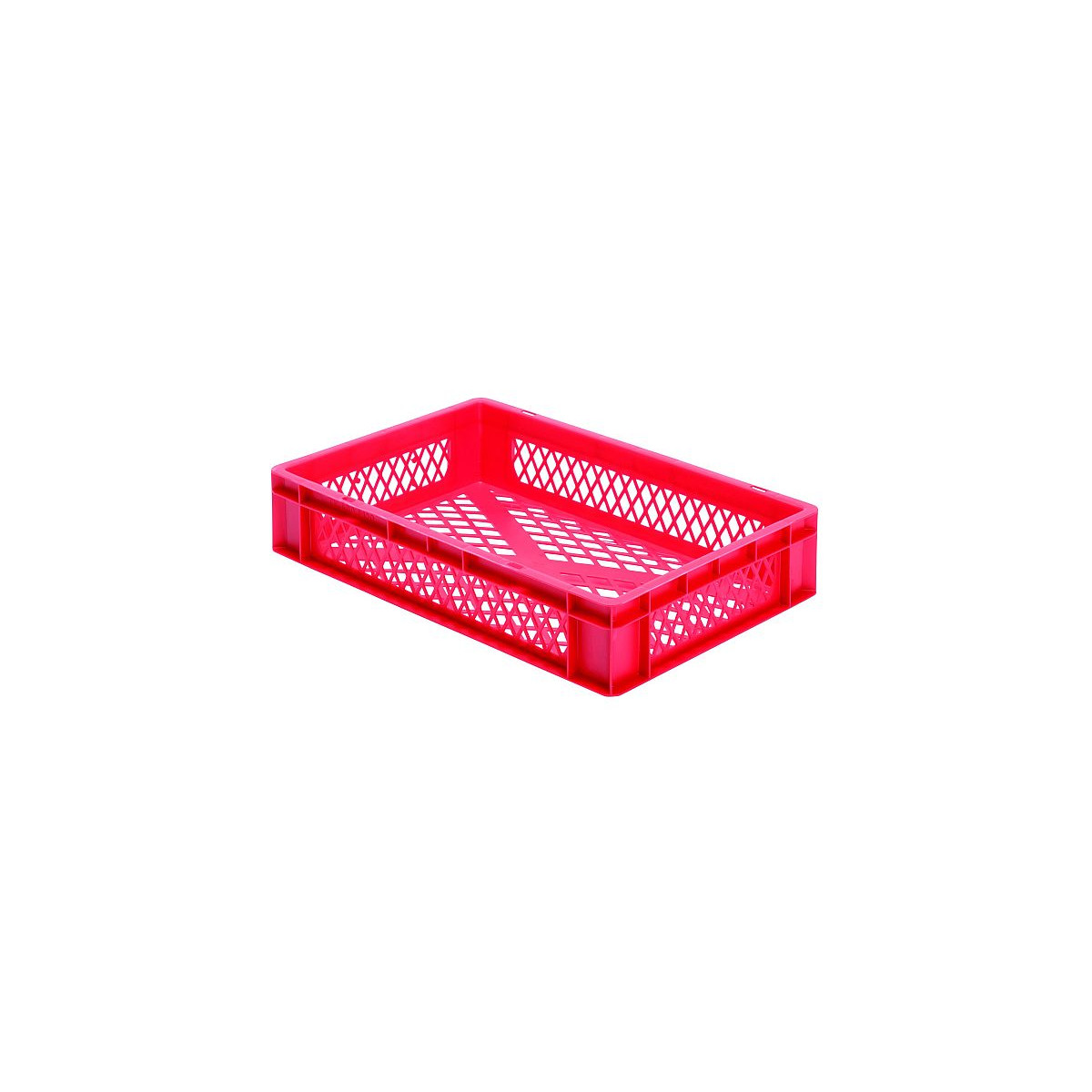 Transport-Stapelkasten TK 600/120-2, rot, 600x400x120 mm...