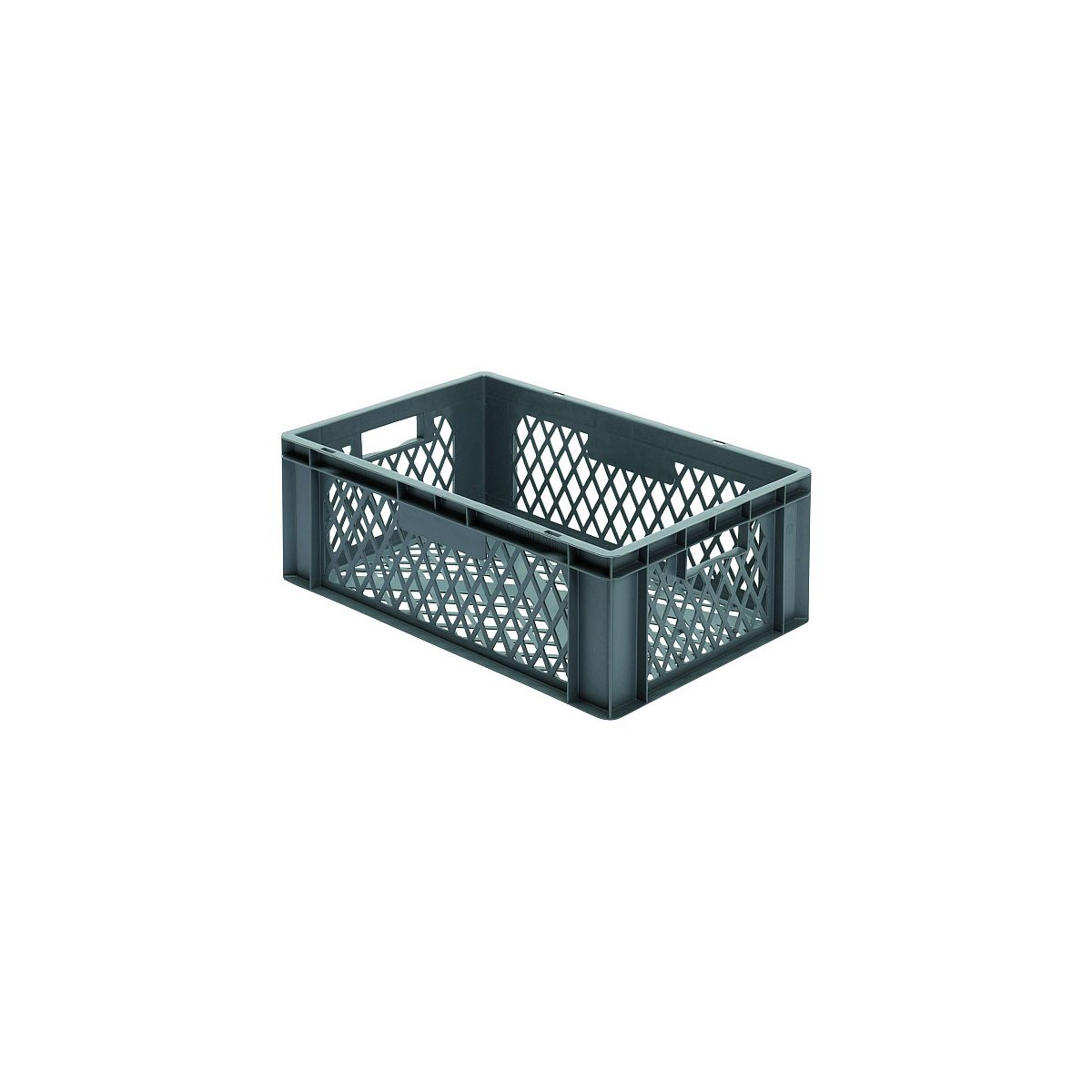 Transport-Stapelkasten TK 600/210-2, grau, 600x400x210 mm...