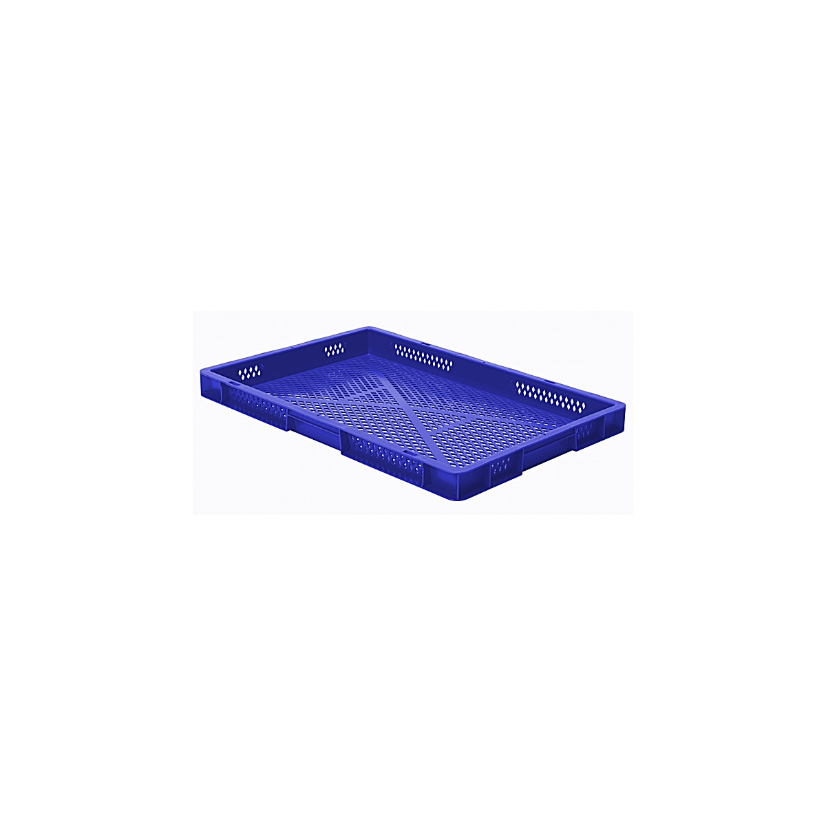 Transport-Stapelkasten TK 600/50-2, blau, 600x400x50 mm...