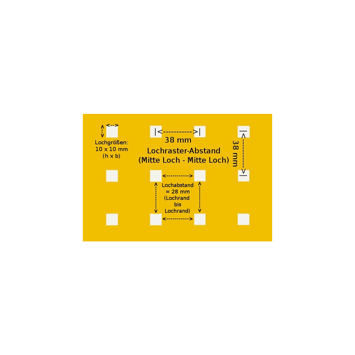 Werkzeug-Systemlochplatte, 1177 x 456 mm (LXB), Lichtblau...