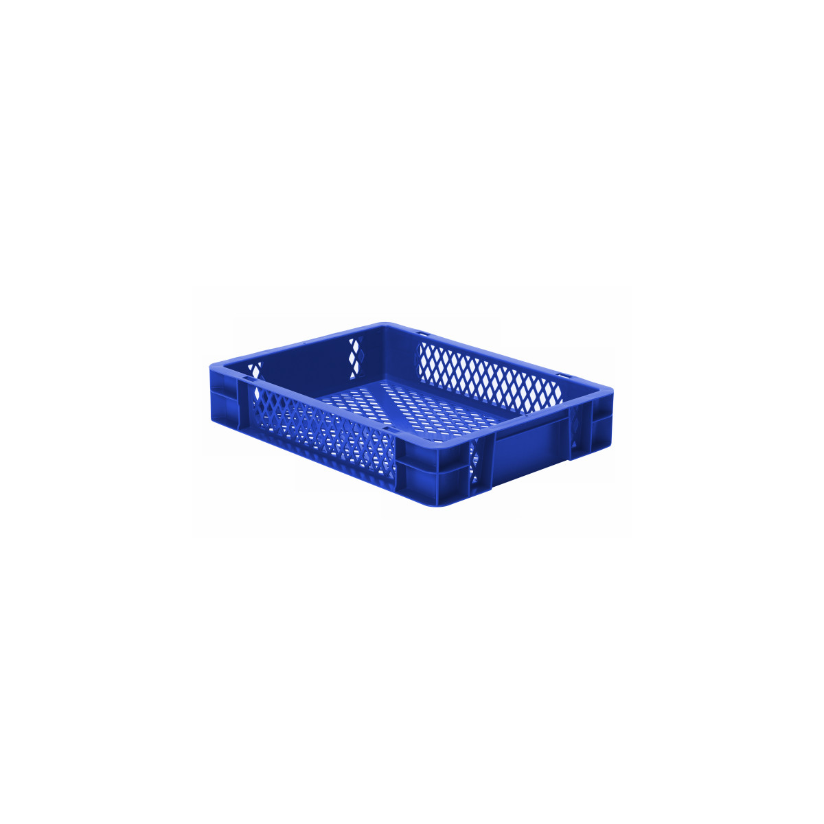 Transport-Stapelkasten TK 400/75-2, blau, 400x300x75 mm...