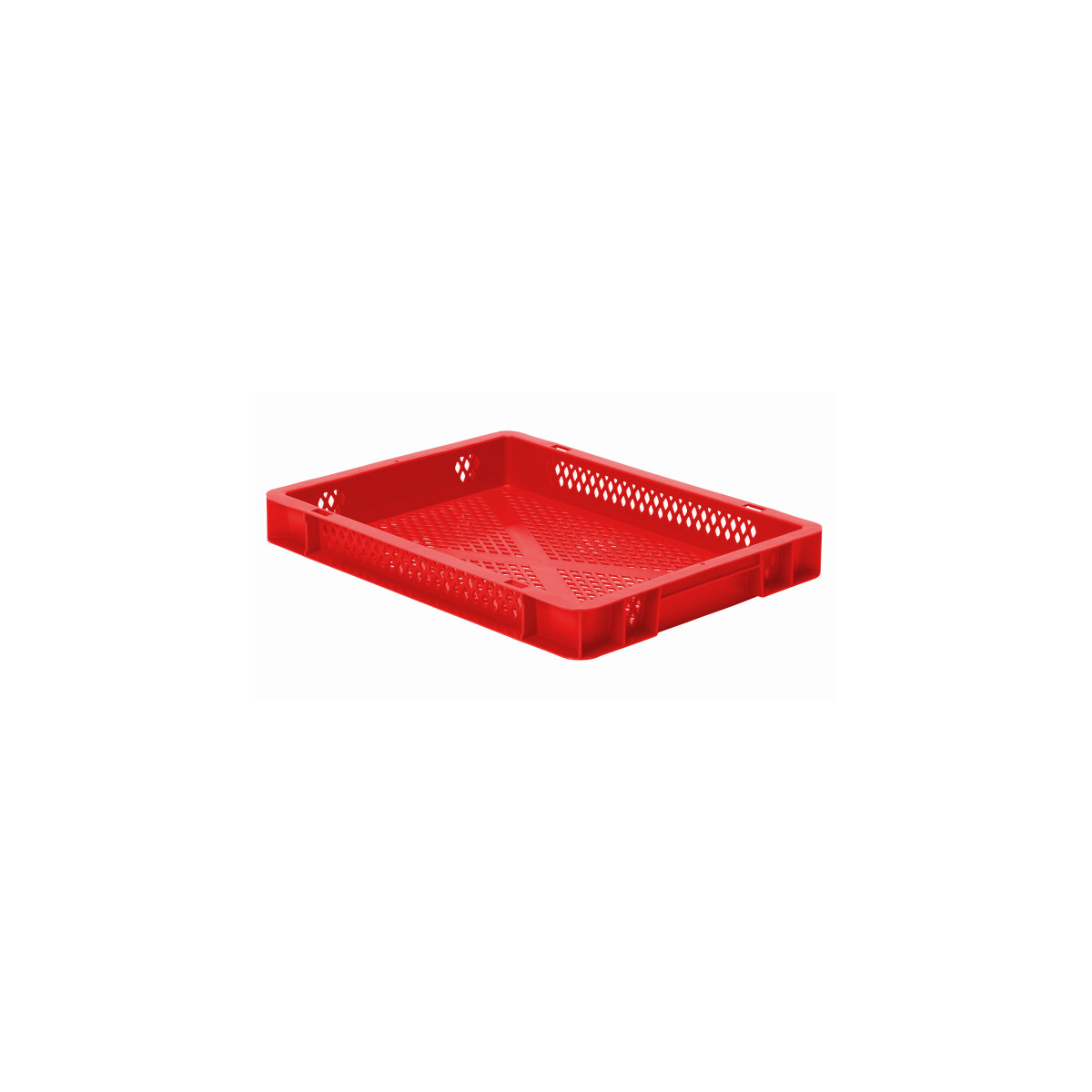 Transport-Stapelkasten TK 400/50-2, rot, 400x300x50 mm...