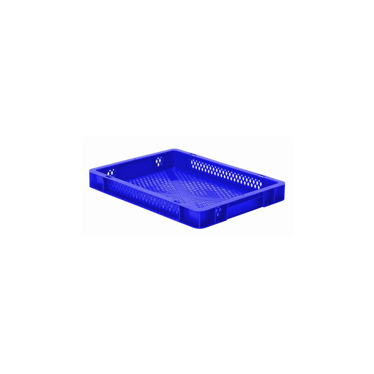 Transport-Stapelkasten TK 400/50-2, blau, 400x300x50 mm...