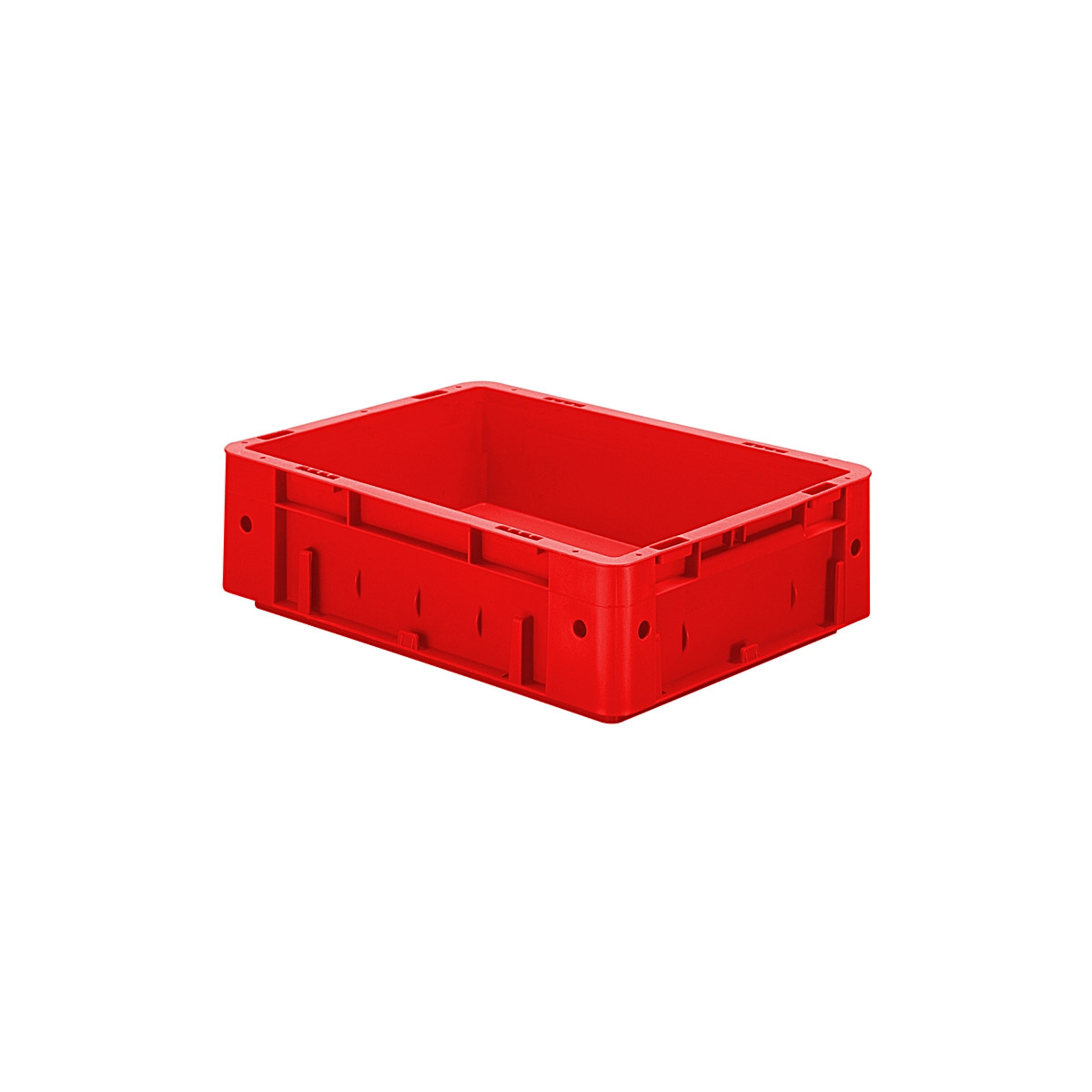 Euro-Schwerlast-Stapelbox VTK 400/120-0, rot, 400x300x120...