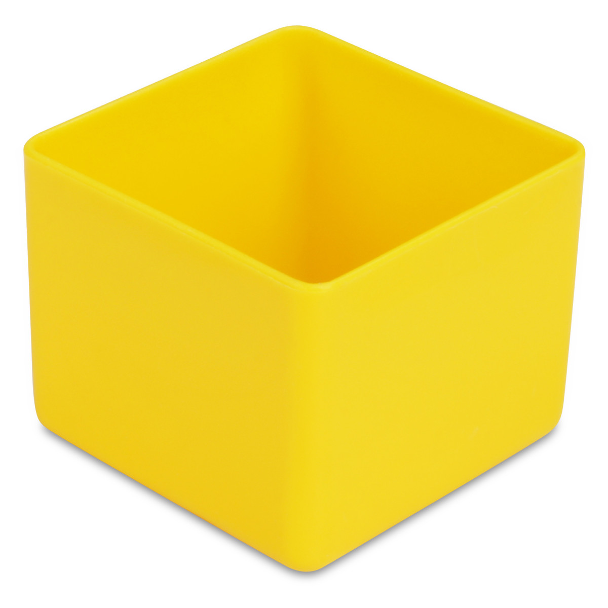 Insertable bin 40/4, 49x49x40 mm, yellow, industry...