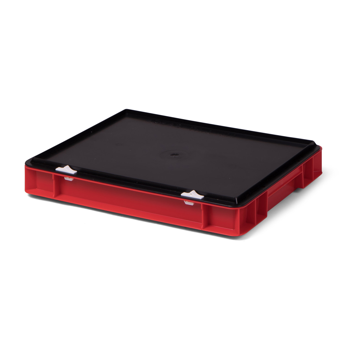 Transport-Stapelbox K-TK 400/50-0, rot, mit schwarzem...