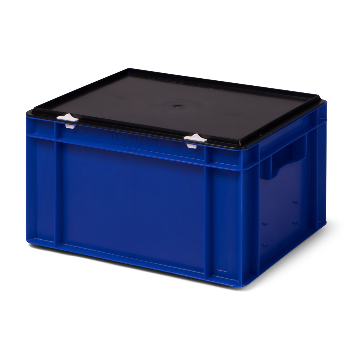 Transport-Stapelbox K-TK 400/210-0, blau, mit schwarzem...