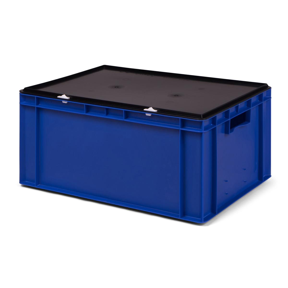 Transport-Stapelbox K-TK 600/270-0, blau, mit schwarzem...