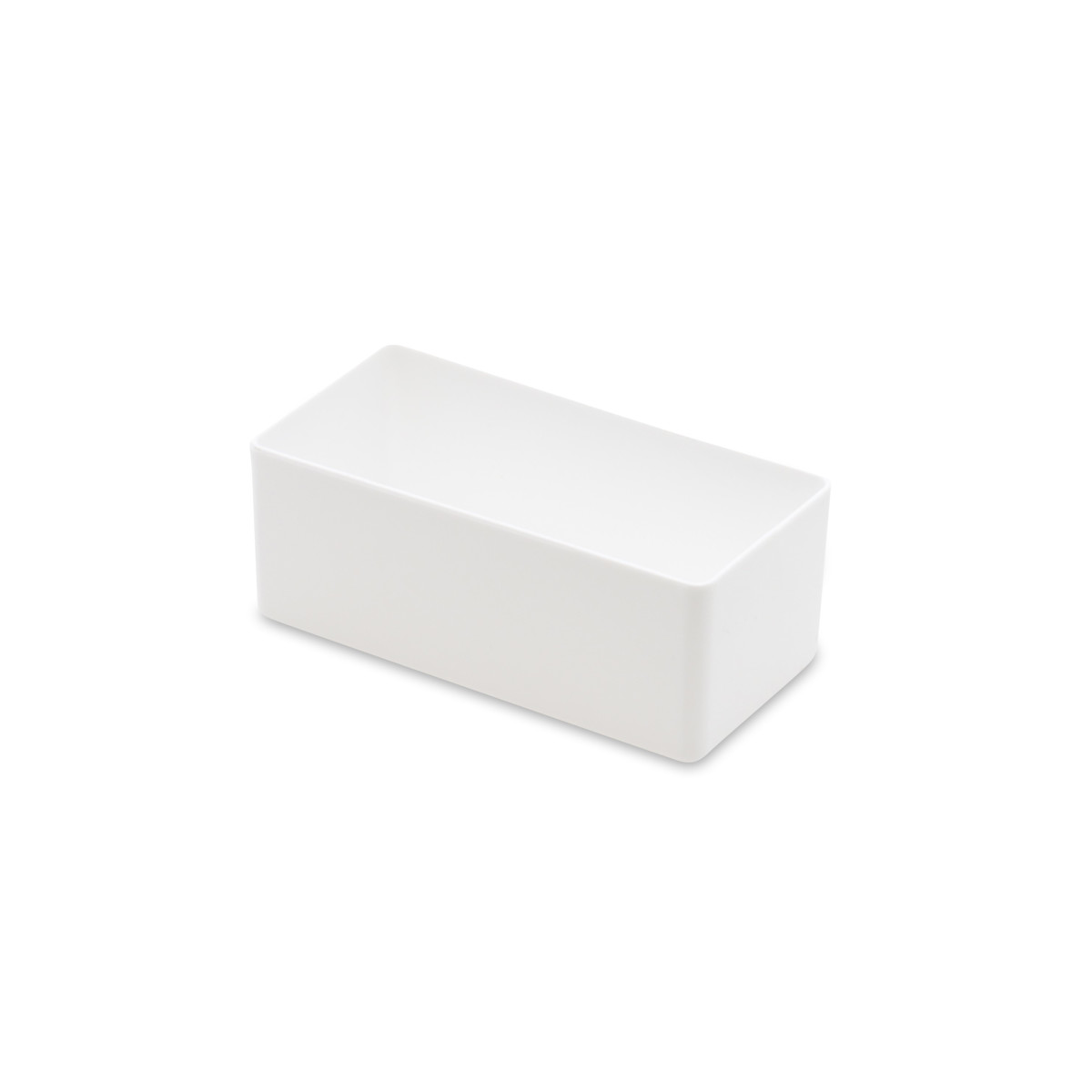 25 pcs. insertable bins 40/3, 99x49x40 mm, white,...