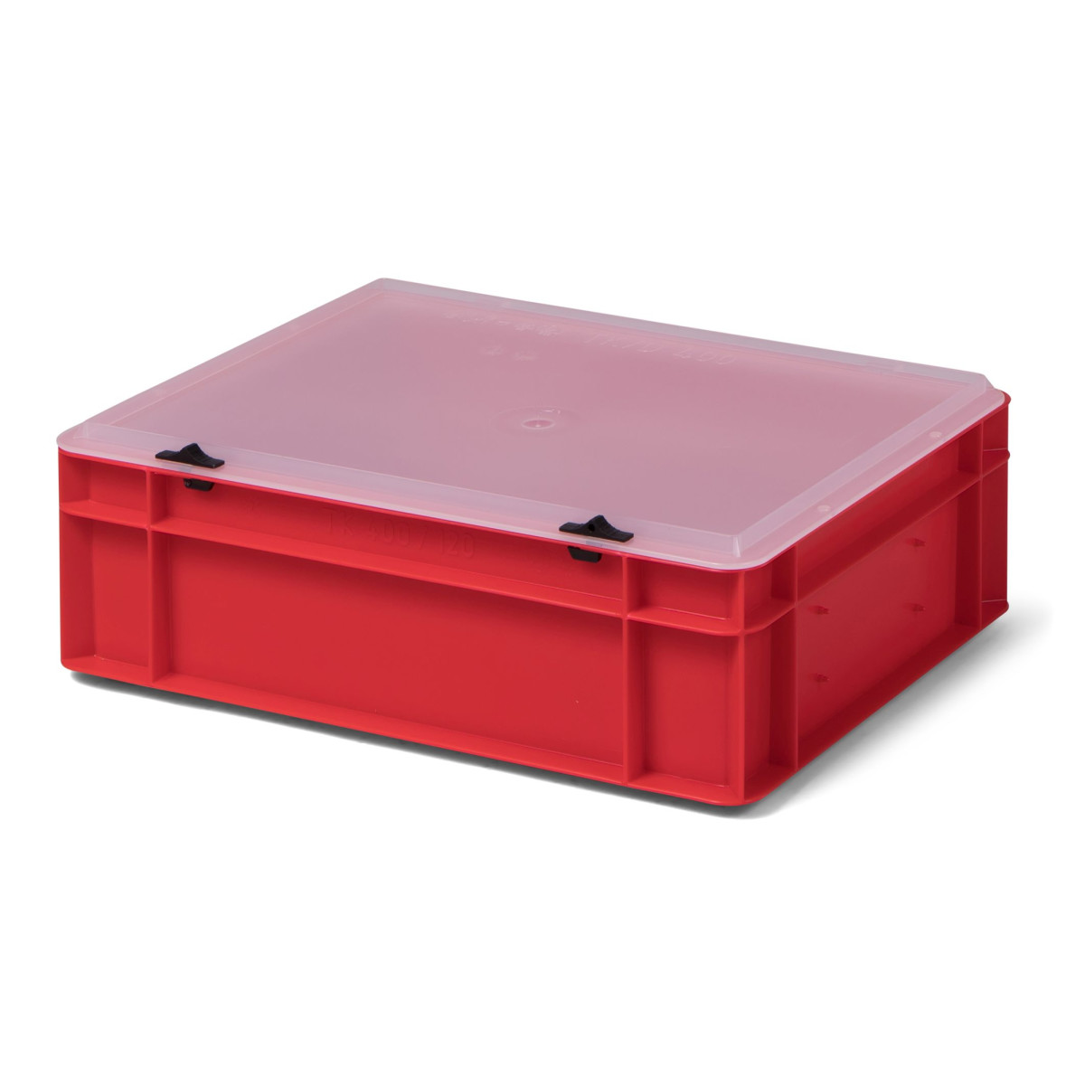 Bi-Color-Design Stapelbox BICO 4120, rot mit...