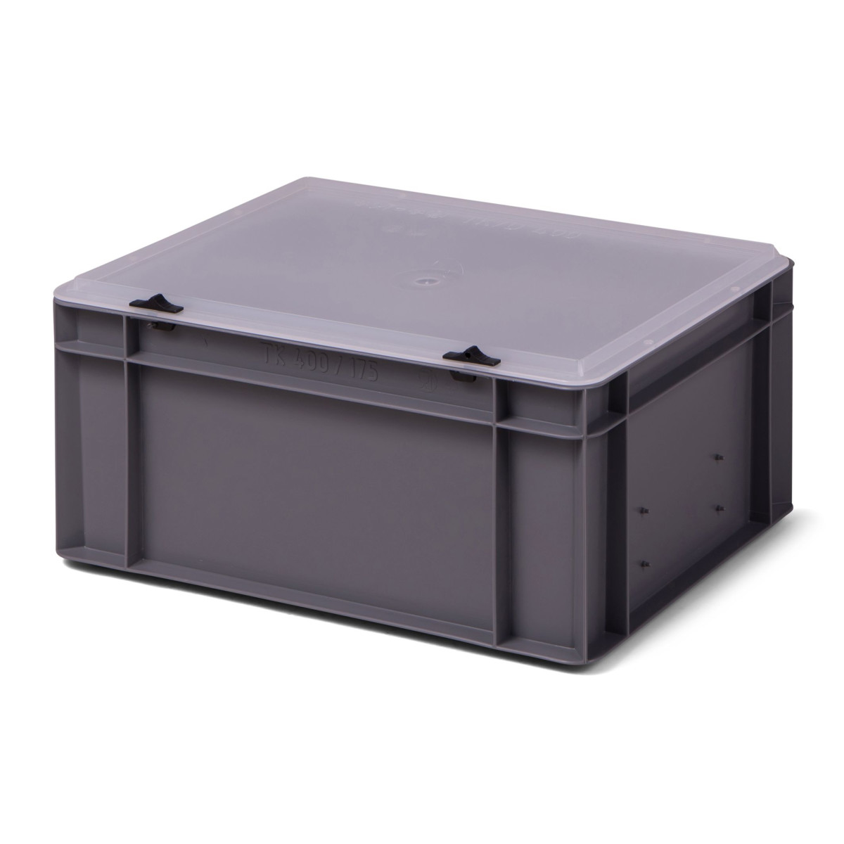 Bi-Color-Design Stapelbox BICO 4175, grau, mit...