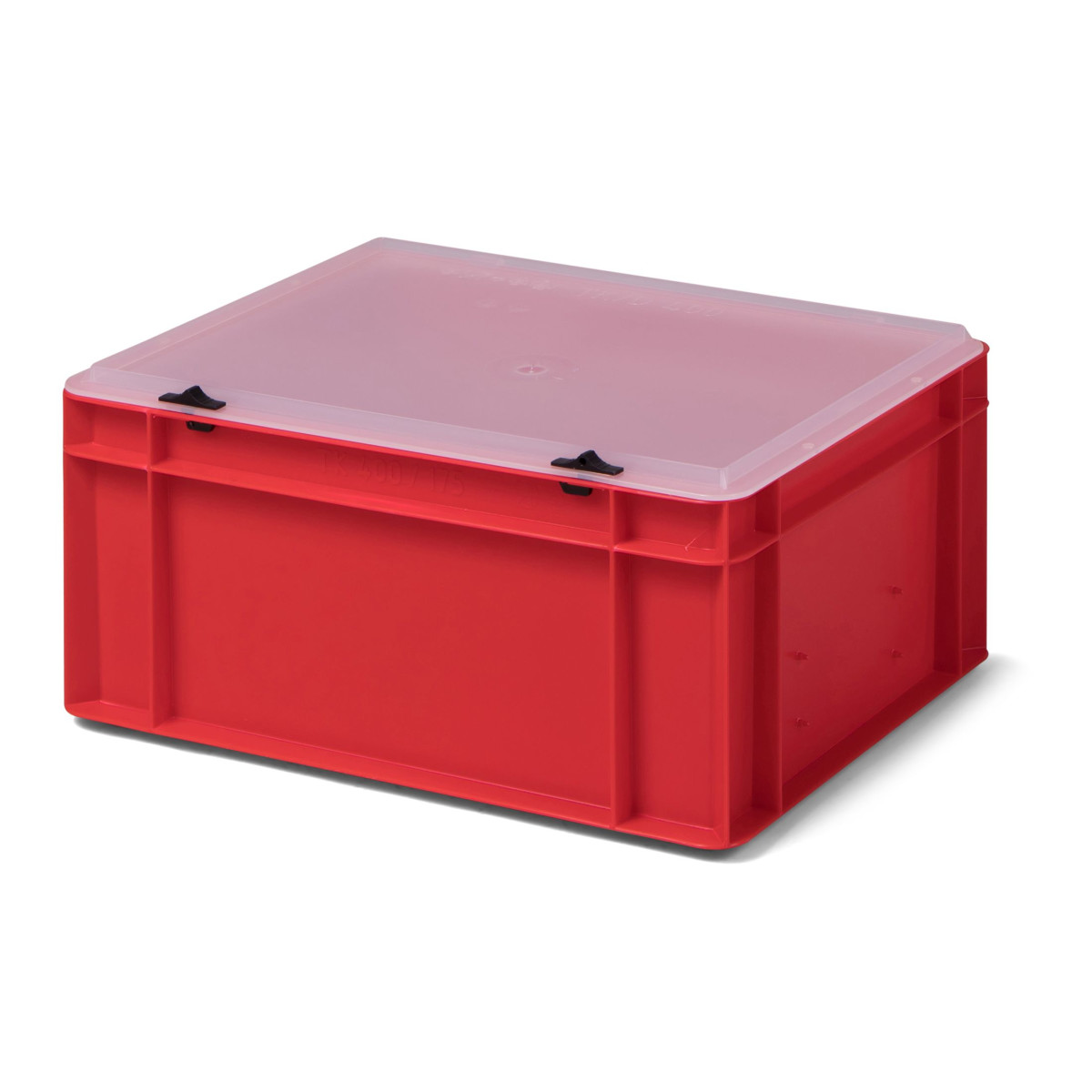 Bi-Color-Design Stapelbox BICO 4175, rot, mit...