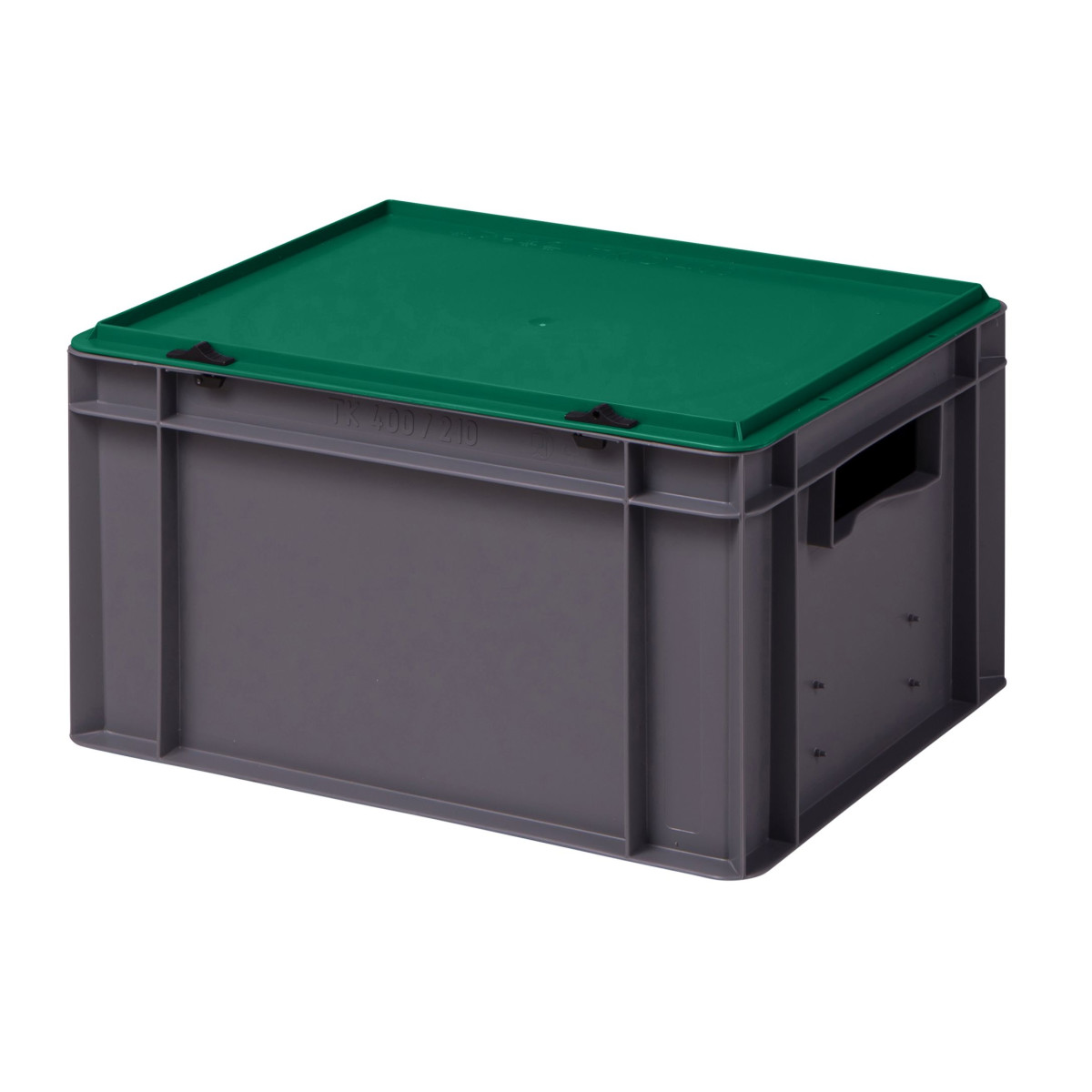 Bi-Color-Design Stapelbox BICO 4210, grau, mit...