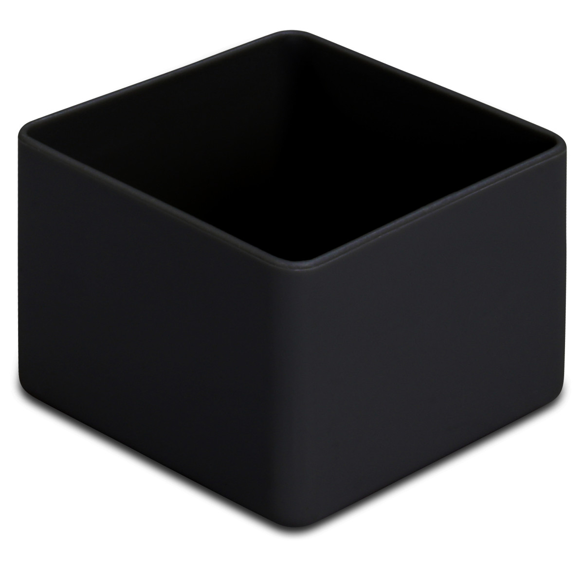 25 pcs. insertable bins 40/4, 49x49x40 mm, black,...